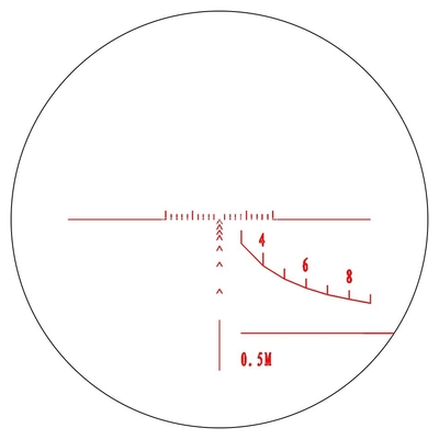 Compact Hunting 6x32 AOIR Scope with Illuminated Reticle and Adjustable Objective