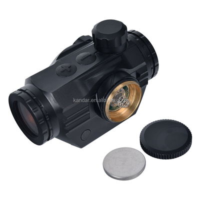 1x Mini Red Dot Sight for Hunting Illumination 6 Levels Red Push Botton Type