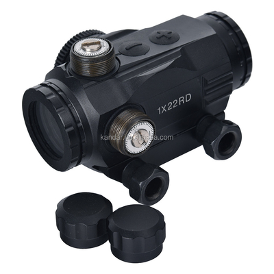 1x Mini Red Dot Sight for Hunting Illumination 6 Levels Red Push Botton Type