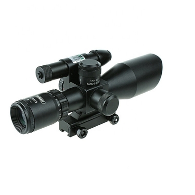 F.O.V. 11°-38° Hunting Illuminated Sight 2.5-10X40 with Green Laser Sight