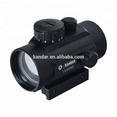 40mm Objective Lens Knadar 1x40RD Red Dot Sight Scope Precision Aluminium Alloy Optic