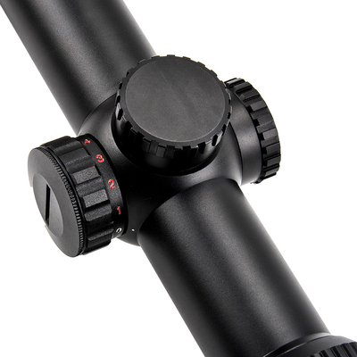 1-4x24 Illuminated Tactical 30mm Tube Glass Reticle Scope with Maximum Output Power 0