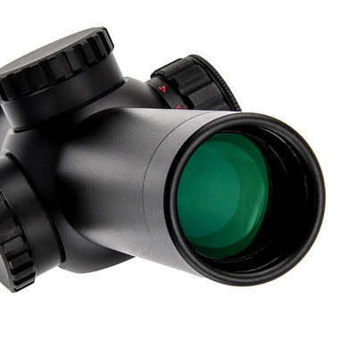1-4x24 Illuminated Tactical 30mm Tube Glass Reticle Scope with Maximum Output Power 0