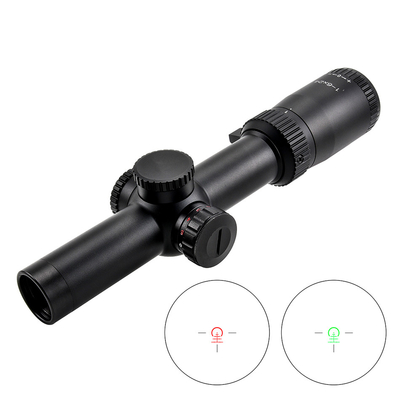 1-6x24 Black Tactical Glass Etched Reticle Optics Scope for Hunting LPVO Sight Versatile