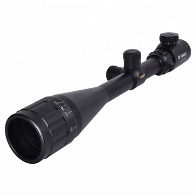 Red Green Illuminated 6-24X Power Adjustable Objective Scopes for Long-Range Hunting