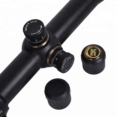 Red Green Illuminated 6-24X Power Adjustable Objective Scopes for Long-Range Hunting