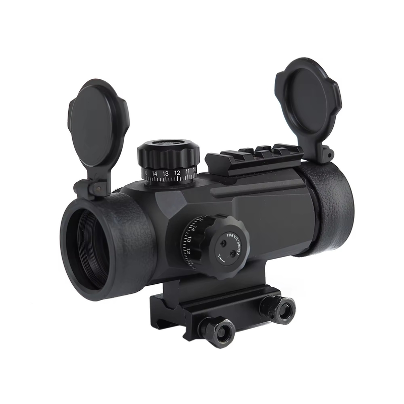 35mm Objective Lens Diameter 1x35 Red Dot Sight with 4 Reticle Patterns and Flip Covers