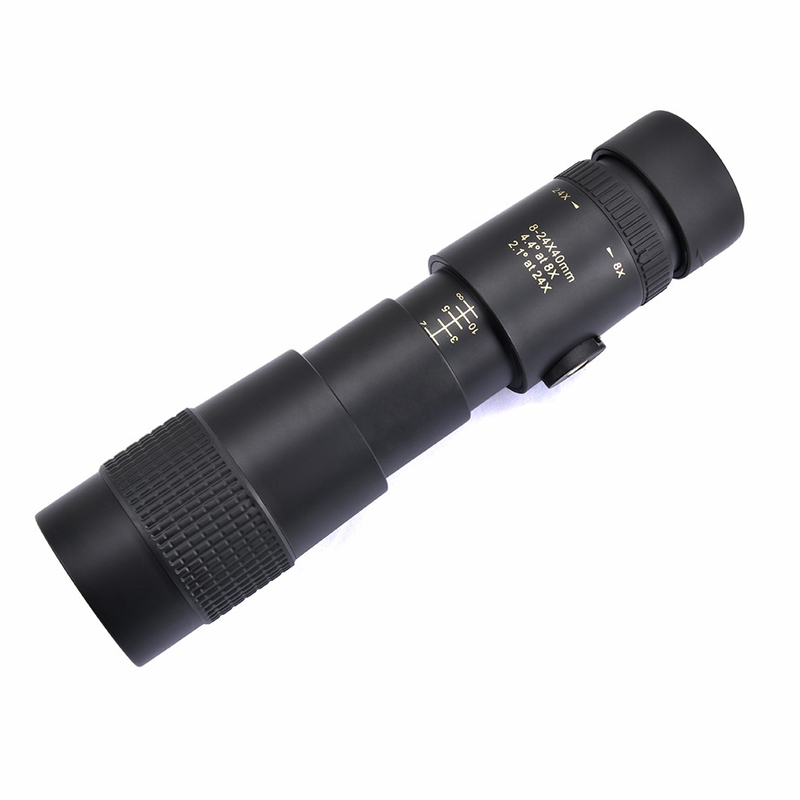 2m Close Focus 8-24x40 Zoom Long Range Monocular With Tripod For Phone