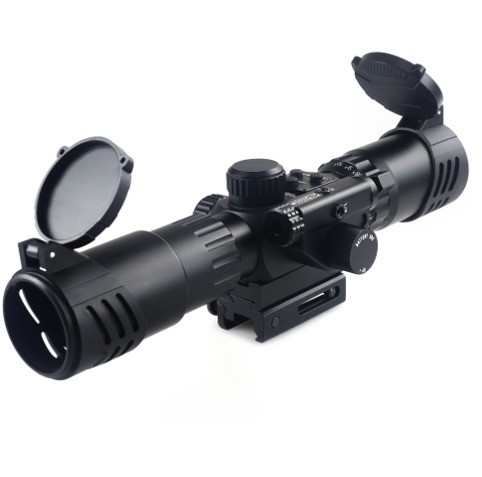 3.5-10X FMC Green Film Coating KANDAR IR Laser Optic Scope Red Laser Sight for Hunting