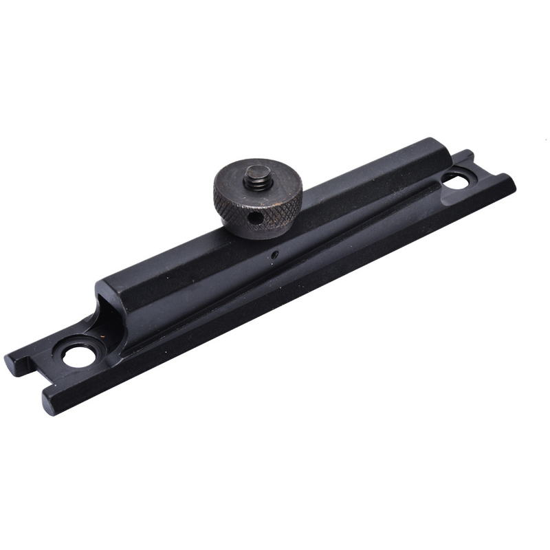 Black Matte 21mm Aluminum Base Hunting Scope Mount with Knurled Thumb Nut Connector