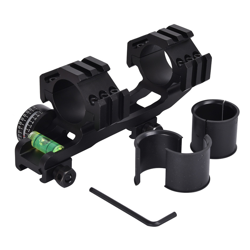 22mm Width Dual Ring Scope Mount with Bubble Level and Angle Indicator Center Height 21mm