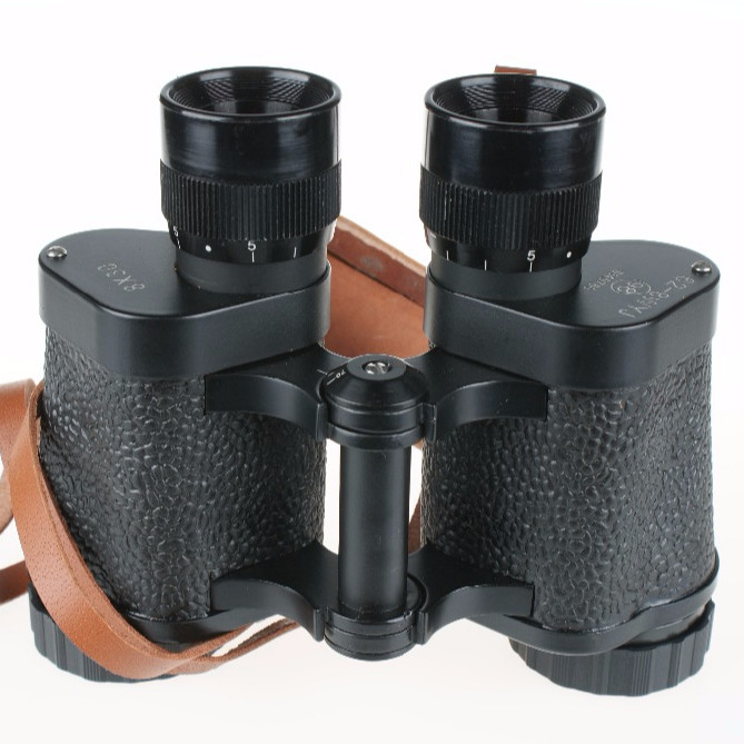 High Power and Wide View Antique Binoculars KANDAR M 6X24 for Hunting in Army Green