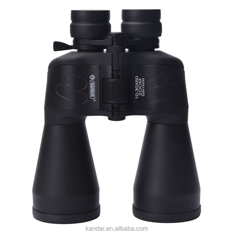 10-30x60 Porro BK7 Binoculars with Fold Down Eyecups and Fully Multi Coating in Black