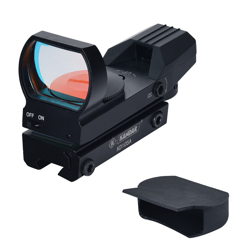 7.4mm Exit Pupil KANDAR Reflex Hunting Red Dot Green Dot Sight with FREE Eye Relief