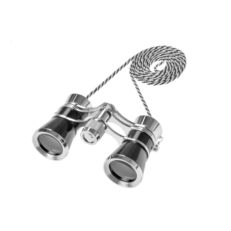 3x Magnification Noble Metal Mini Telescope Spotting Scope for Horse Racing 3x25