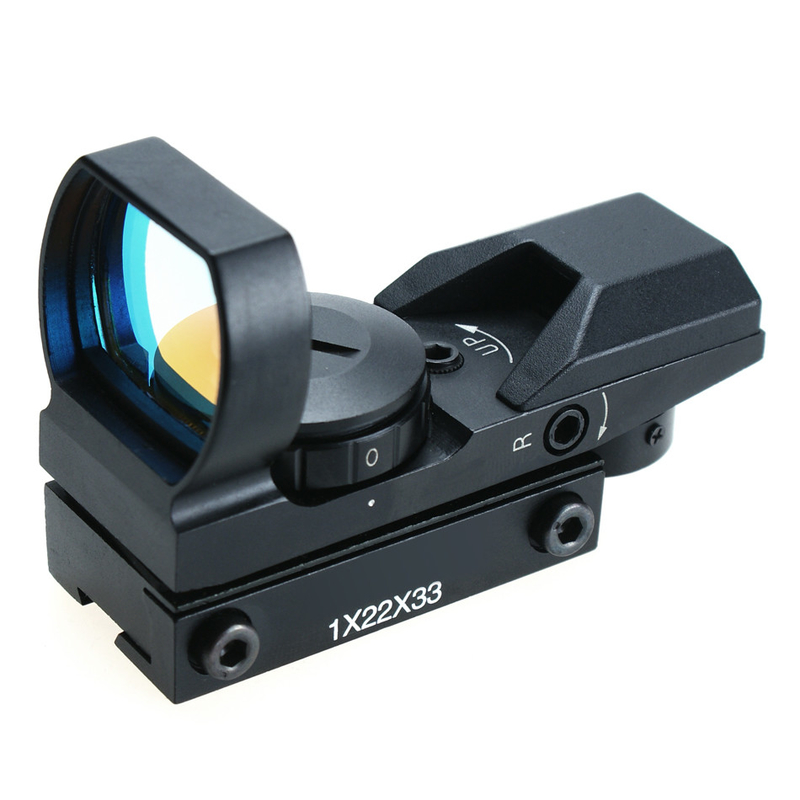 1x22x33 Red Green Dot 4 Reticle Reflex Sight Improve Your Shooting Accuracy and Speed