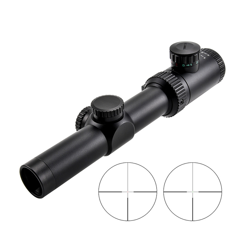 Outdoor Hunting Equipment Optics Sight 1-4x24 IR 30mm with 12.6mm Exit Pupil Diameter