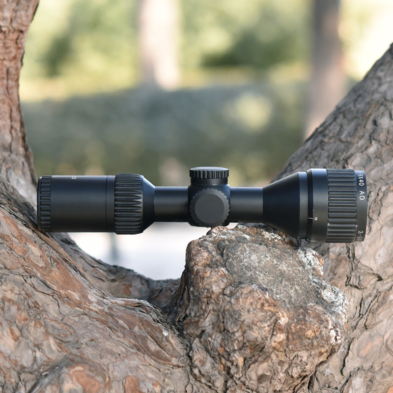 Optic Type AR 3-9x40 AO Tactical Sight Hunting Scope with 230mm Length Eye Pupil